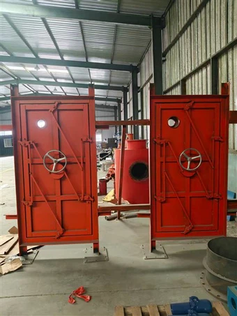 Porte électrique de mine souterraine
